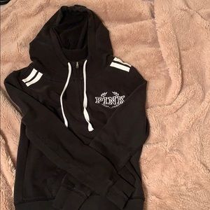 black PINK long sleeve sweater